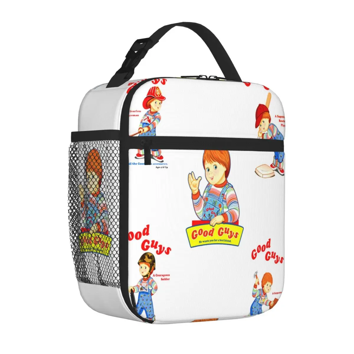 Hot Sale Good Guys - Child's Play - Chucky 22 Stitched Detail Cooler Lunch Bag Daily Snack Storage Lunch Tote