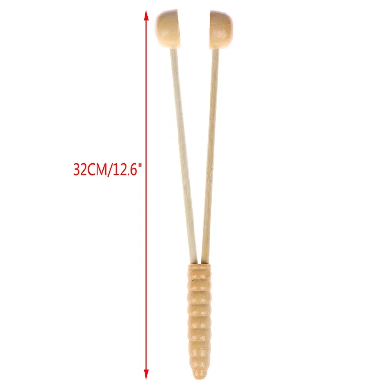 Martillo de masaje corporal portátil, palo de masaje de bambú para espalda, cuello, cintura, pierna, relajación, hogar, cuidado de la salud