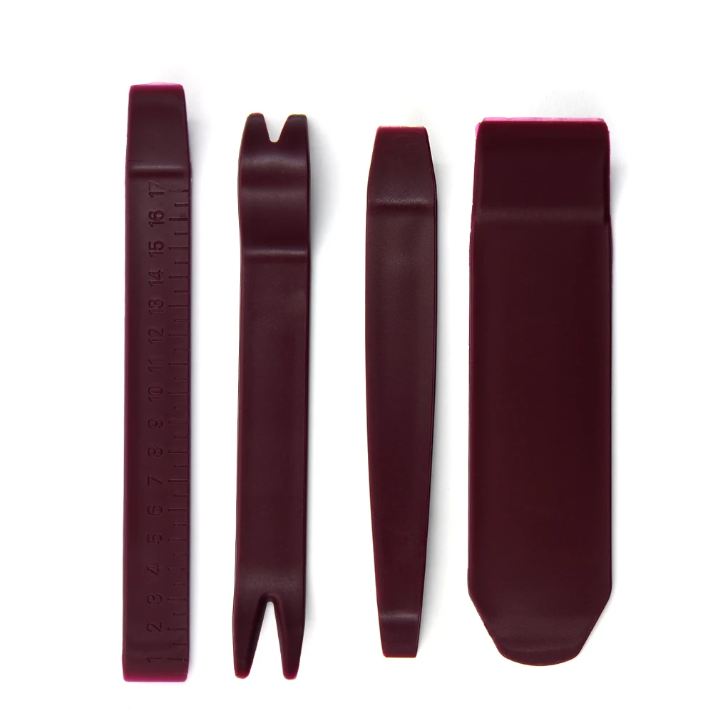 New 4pcs Car Disassembly Tools Kit Audio Removal Trim Clip Panel Dashboard DVD Player Automobile Hand Tool Set