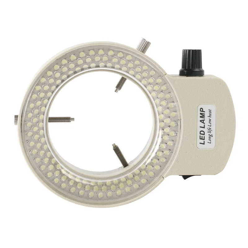 6500K 144 LED Ring Light Illuminator Lamp For Industrial Video Stereo Microscope Camera 1080P HDMI VGA USB Camera 110V 220V