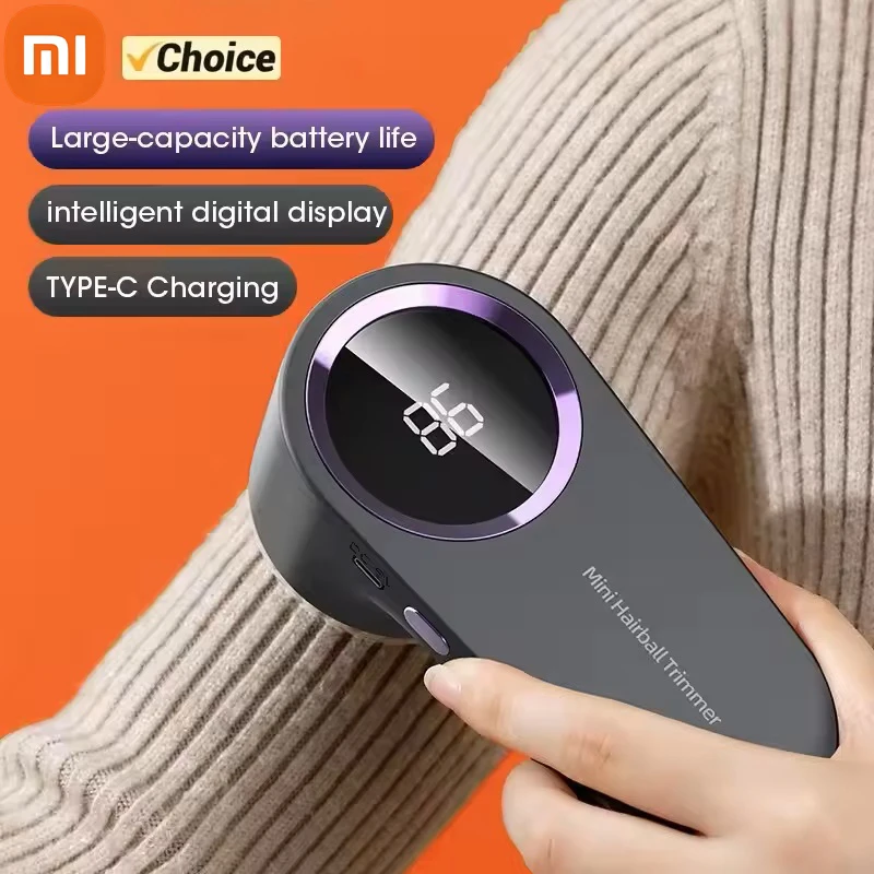 XIAOMI MIJIA Lint Remover For Clothing LED Digital Electric Pellet Fluff Remover USB Rechargeable Fuzz Fabric Shaver Sweater