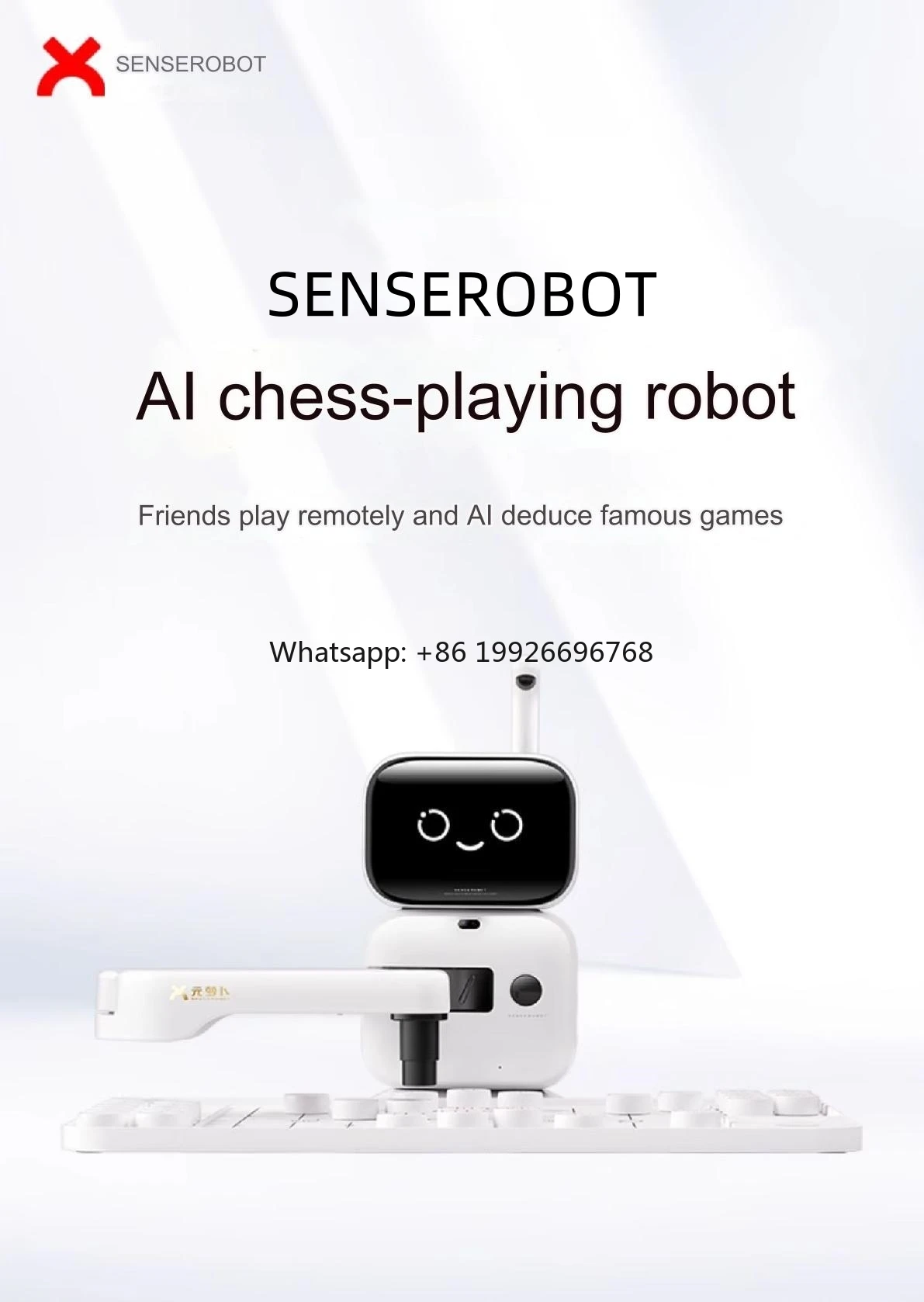 

Senserobot RX1W Silver Edition AI Chinese Chess Playing Robot manufacturer