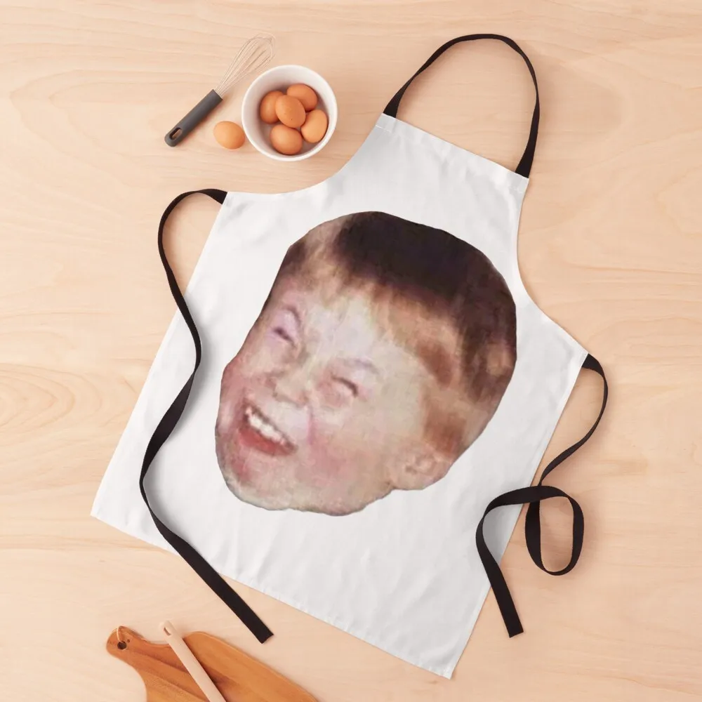 

Little Kid Redhead Fat Laughing Mocking Funny Meme Face Apron Kitchen Tools Accessories Chef Uniform Women Apron