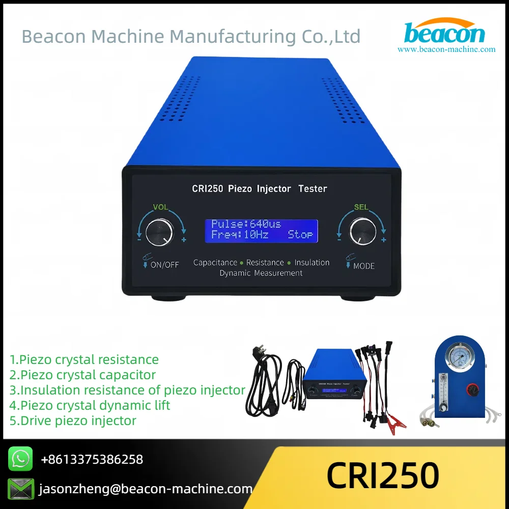 Recommend Common Rail Piezo Injector Tester CRI250 For Siemens VDO Injector With AHE Dynamic Lift Stroke Measuring Tools