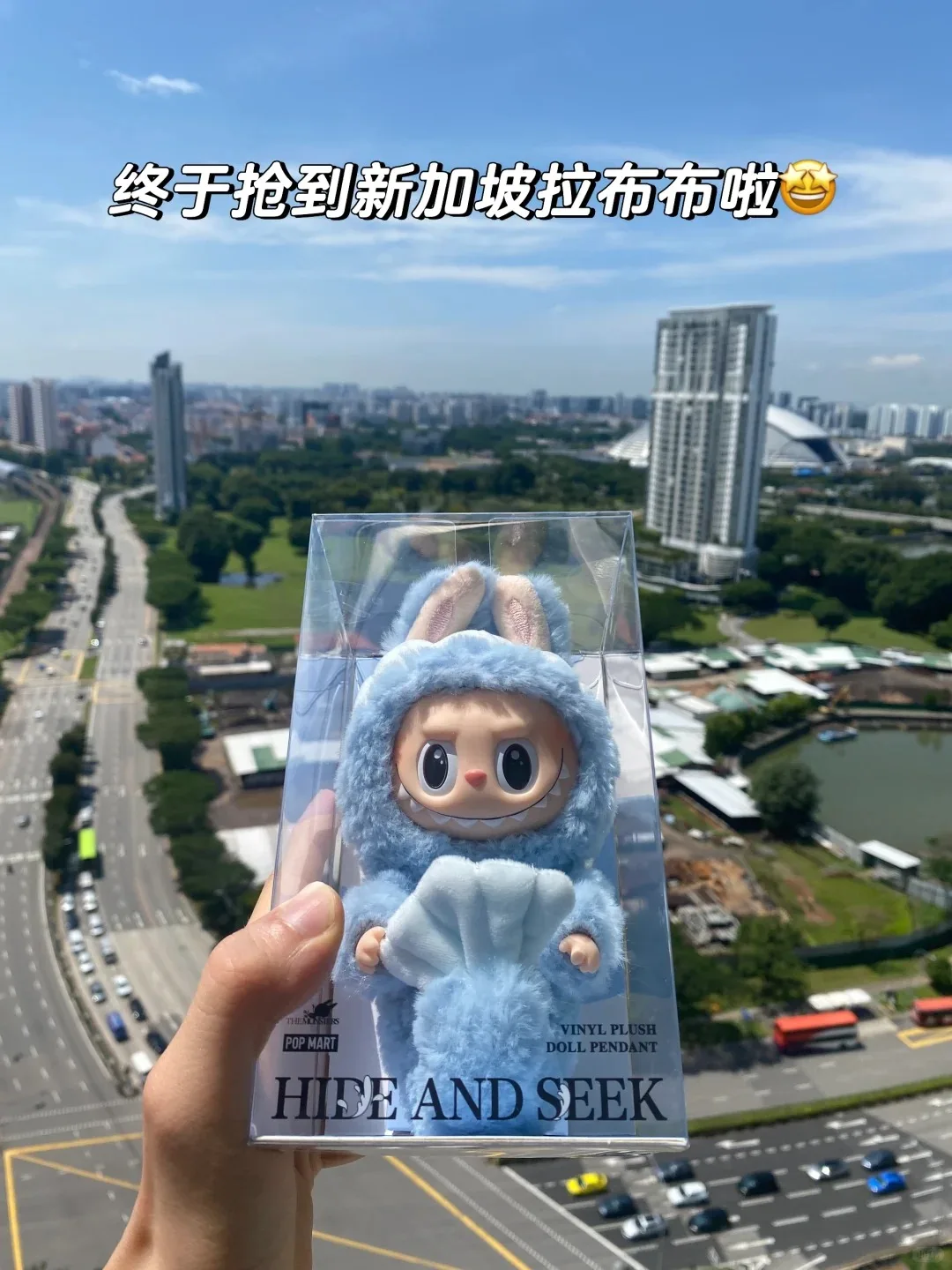 Originale POPMART Singapore-esclusivo Merlion LABUBU Giocattolo Interessante Scatola Cieca Giocattolo Anime Action Figure Regalo Di Compleanno A Sorpresa