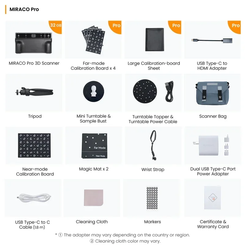 Revopoint MIRACO 3D Scanner tudo em uma digitalização