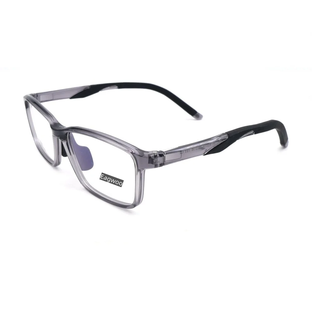 

Sports Super Light Optical Frame Prescription Men Eyeglasses Sporting Cycling Use Anti Slip Temple 56mm Wide 153mm Long Temple