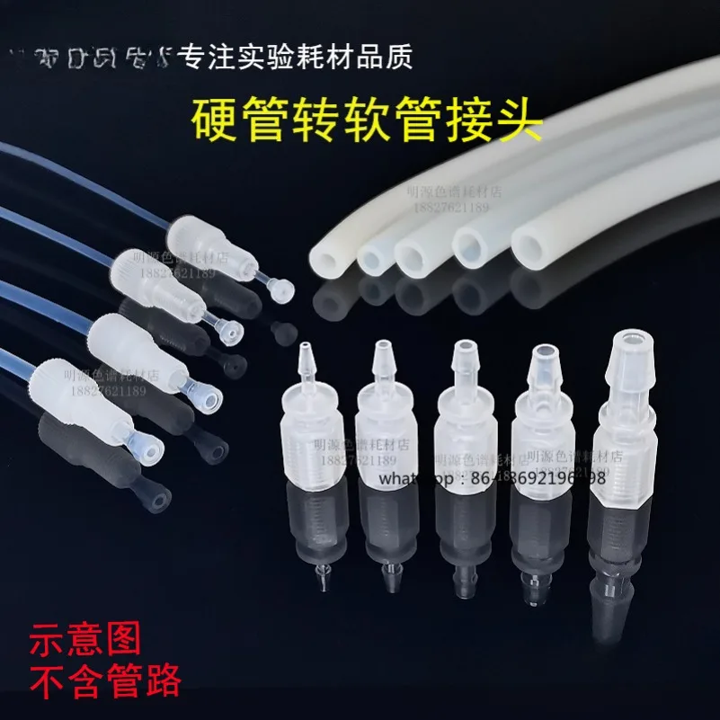 

Гибкий и жесткий переходник для труб, шланг, жесткая тефлоновая труба, пластиковые фитинги, внутренняя резьба 1/4-28 M6, прямая сквозная микрофлюидика