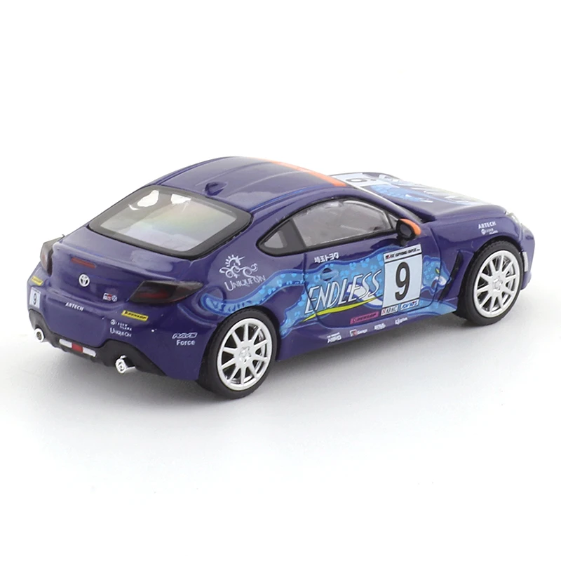 Xcartoys Pop Race 1/64 Toyota Gr86 Eindeloze Auto Legering Speelgoed Motorvoertuig Diecast Metalen Model Kids Xmas Cadeau Speelgoed Voor Jongens