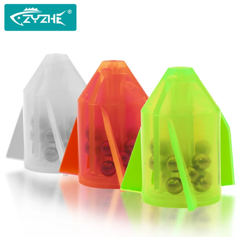ZYZHE 6PCS Ultra-Loud Fishing Line Rattles Set High Pitched Catfish Attractors With Vibrant Beads Catfish Rigs Accessories