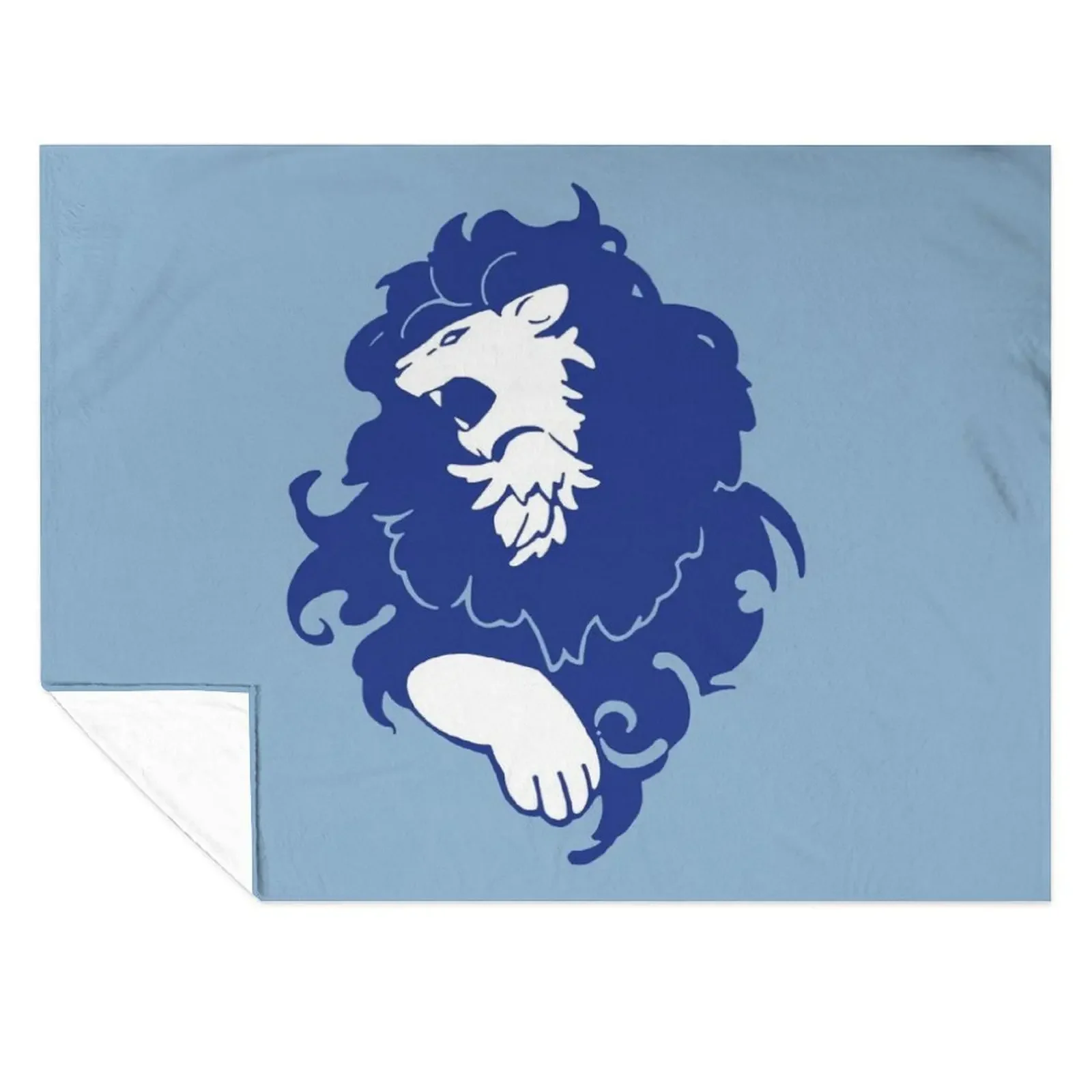 

Fire Emblem: Three Houses - Blue Lions Emblem [Colored] Throw Blanket Comforter Summer Luxury Thicken Blankets