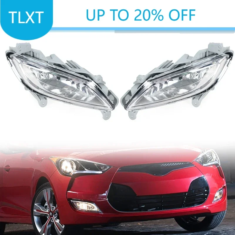

Для Hyundai Veloster 2012 2013 2014 2015 2016 2017 автомобильные передние галогенные противотуманные фары противотуманные фары в сборе 922012 V010 922022 V010