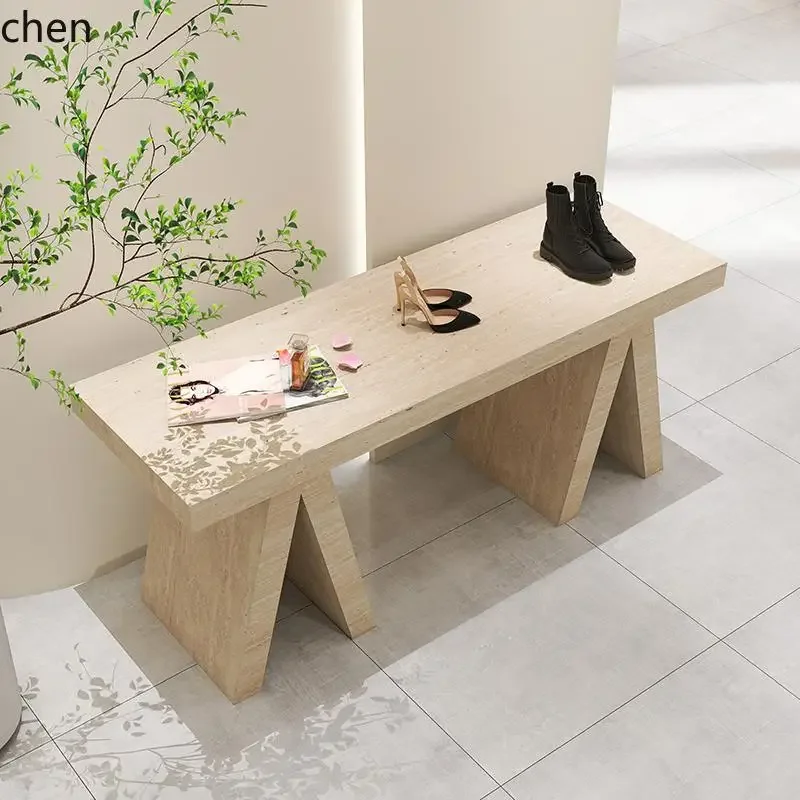 HT  Women's Clothing Store Shoe and Bag Store Imitation Travertine Water Table Jewelry Middle Display Nakajima Table