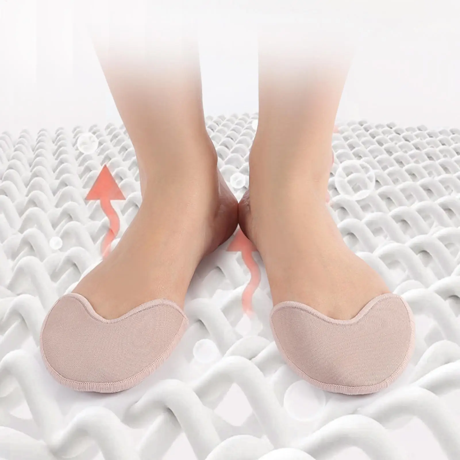 Dance Toe Pads Breathable Soft Seamless Forefoot Wrap Women High Heels Toe Caps For Mom Wife Daughter Girlfriend Girls