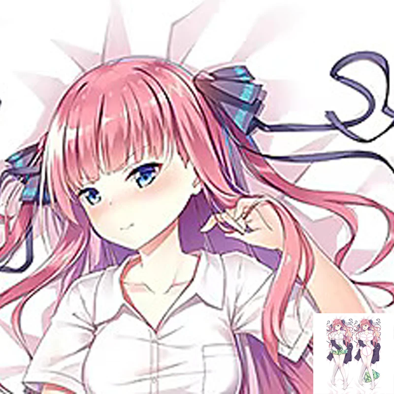 

Dakimakura Anime Nino Nakano 2 Side Printed Hugging Body Pillowcase Cushion Bedding Decor Pillow Cover 2024