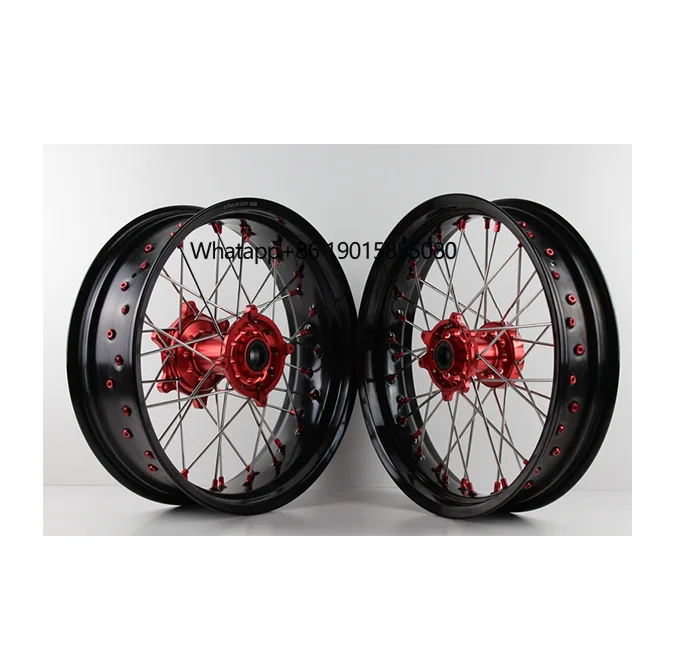 

17 Inch Motorcycle 17 X3.5"/17 X 4.25" Spoke Alloy Wheels Rims