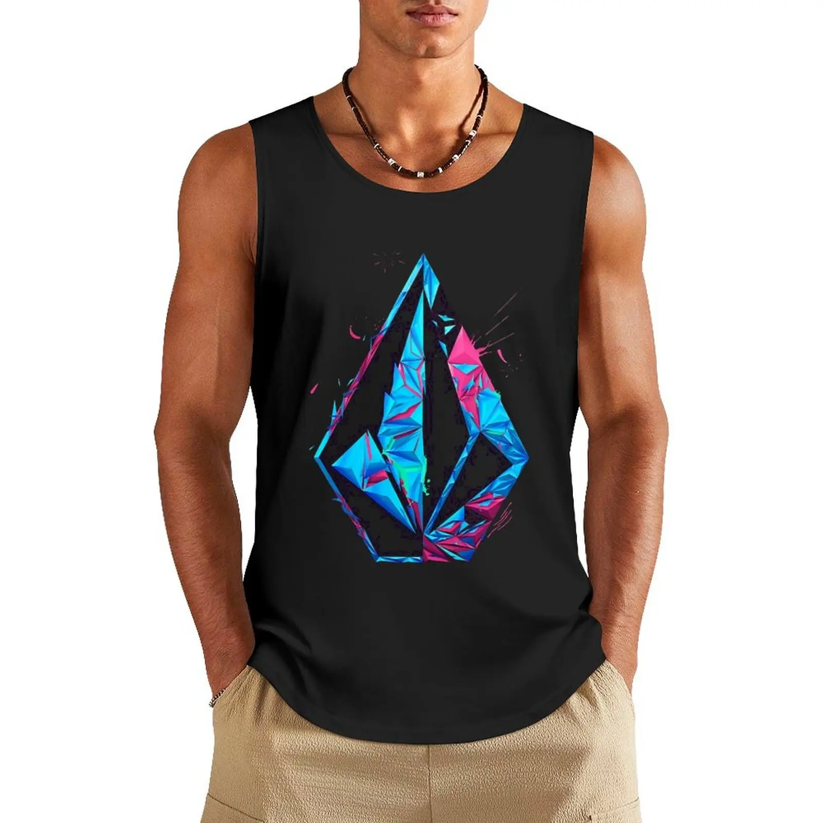 

The Ultimate Tank Top Men's cotton t-shirt gym men Short sleeve