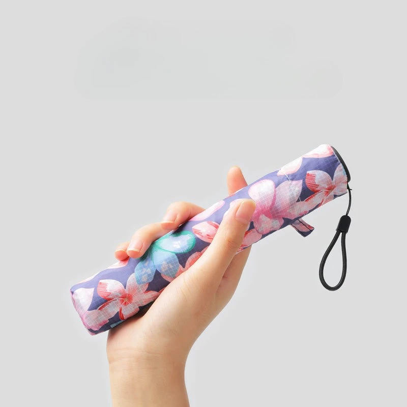 Ultra-light Feather Umbrella Creative and Personalized Carbon Fiber Pencil Umbrellas Manual Small and Portable Folding Umbrella