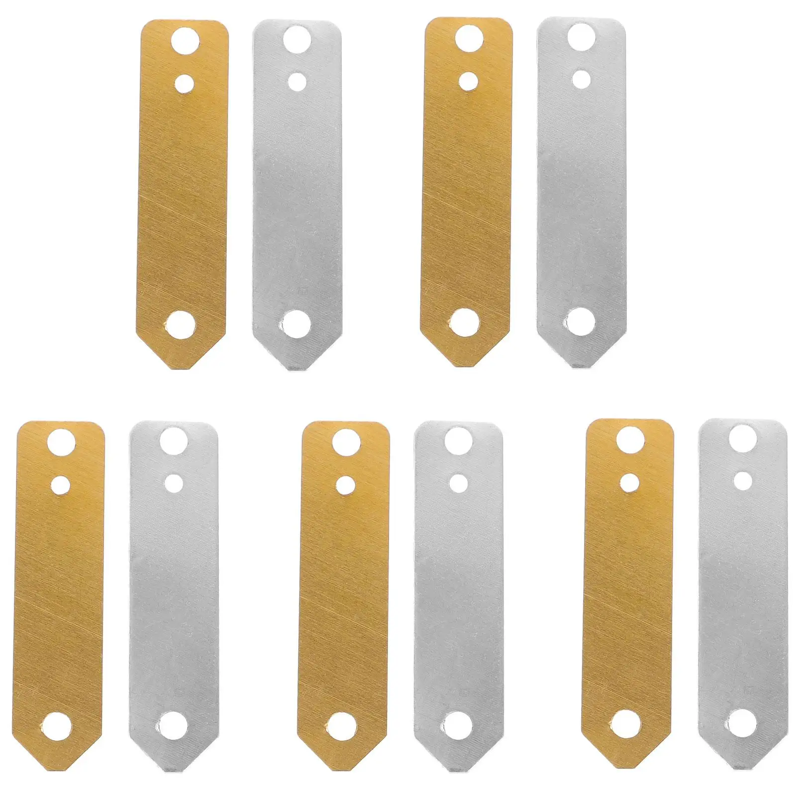 

10 Pcs Electrode Material Experiment Tools Wireless Copper Plate Primary School