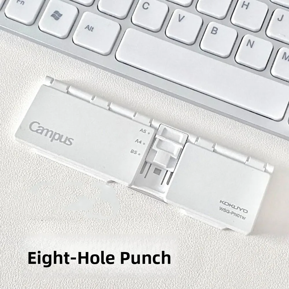 Simple Manual Binding 8-hole Paper Punch Paper Cutter DIY Scrafts Loose-leaf Punch A4 B5 A5 Loose-leaf DIY Hole Punch Notebook