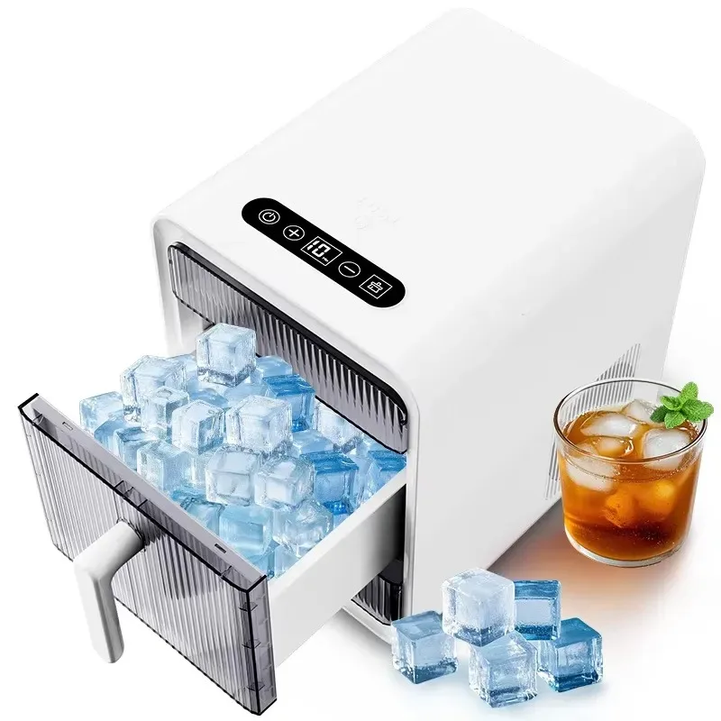 Portable Mini Ice Maker Quick Ice Making Machine for Home and Commercial Use Lightweight Integrated Design