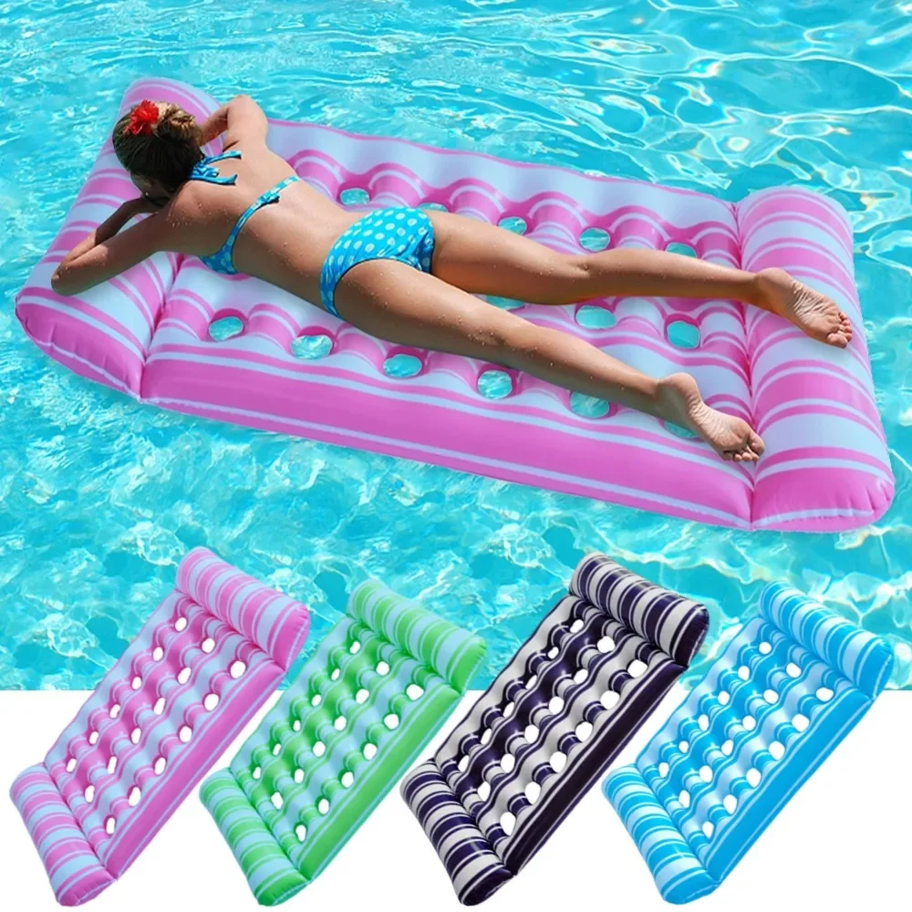 

Outdoor Foldable Water Hammock PVC Inflatable Floating Swimming Pool Air Mattress Water Party Lounge Bed Beach Sports Recliner