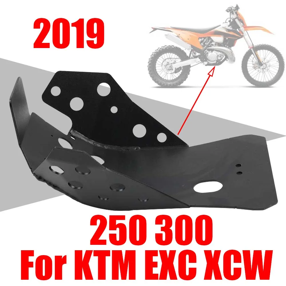 For KTM 250 300 XC-W XCW EXC 2019 Motorcycle Accessories Engine Protection Cover Chassis Base Bash Guard Skid Plate Protector