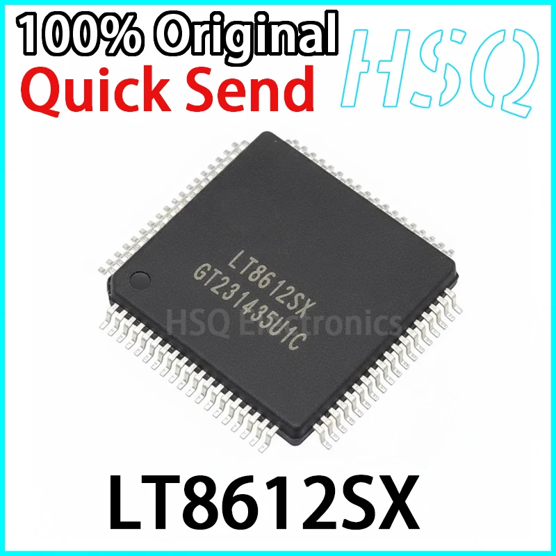1PCS New LT8612SX LT8612 Packaged QFP80 Ethernet Extender with 1/2 2-port Splitter Chip IC