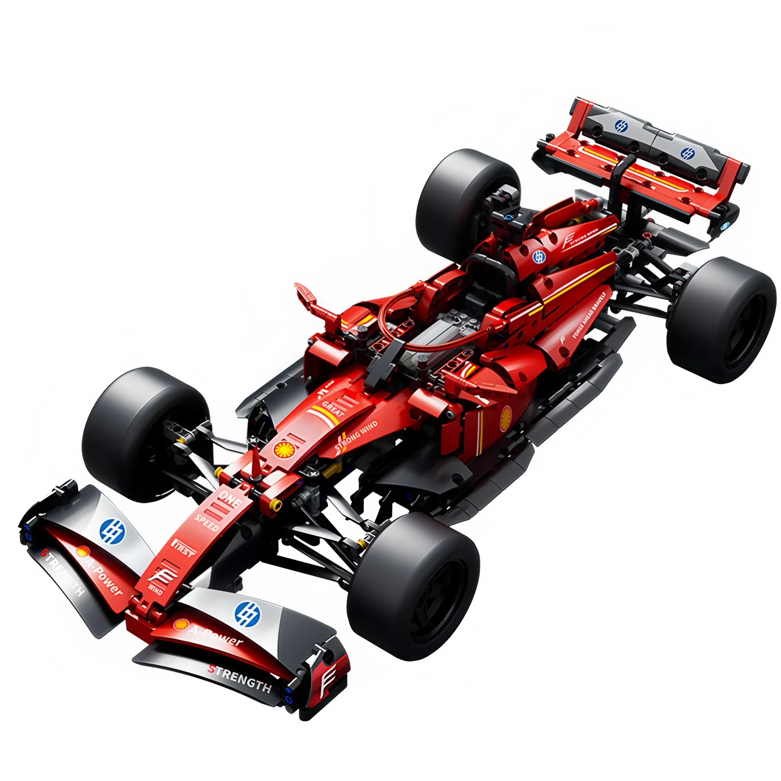 racing cars, racing car models, 1:10 DIY super sports car building block puzzle toys, children's and adult gifts view 5