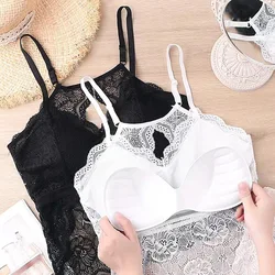 3D Sexy Lingerie Seamless Sport Bra U Type Backless Strapless Top Bra Push Up Bralette Brassiere Women Underwear lace long girl