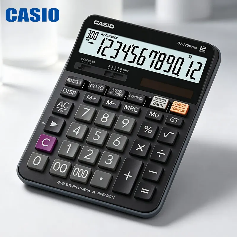 Casio DJ-120D/DH-12/MH-12/DH-14/MX-120B Dust-proof and durable scientific calculator with built-in scientific constants