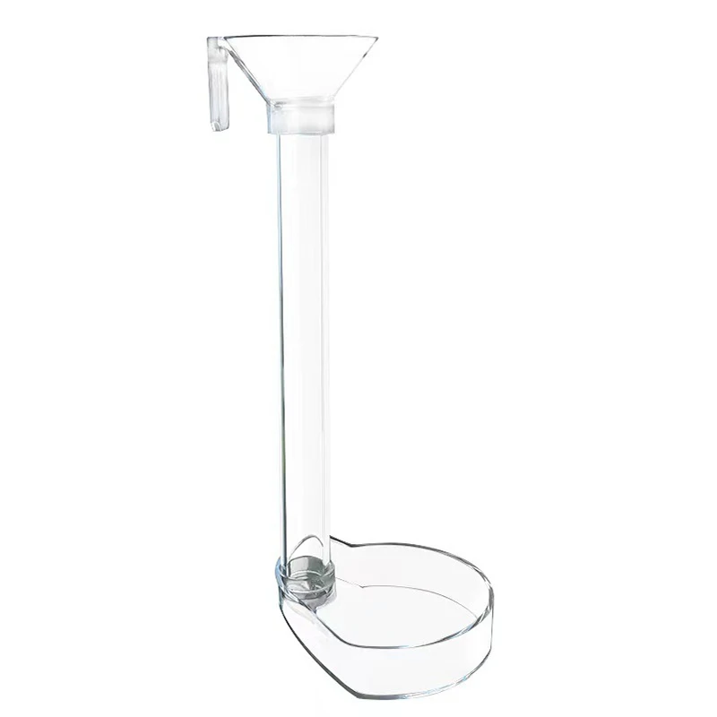 Acrylic Aquarium Fish Feeder Transparent Tube Multifunctional Large Capacity Fish Tank Food Dispenser For Aquarium Tank Shrimp