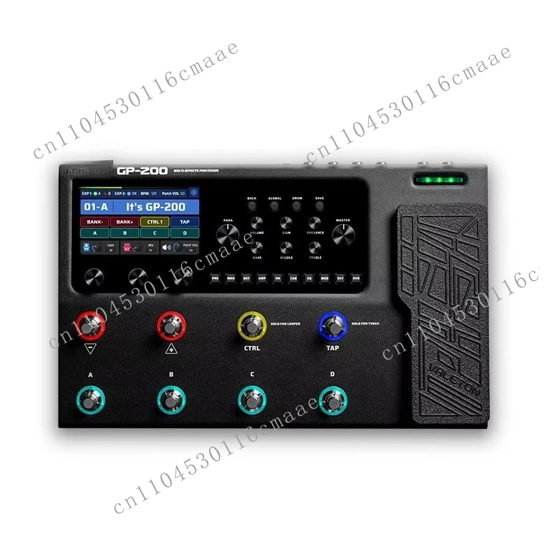 GP200 Guitar Bass Amp Black Modeling IR Simulation Multi-Effects With Power Adapter Pedal Guitar Effects