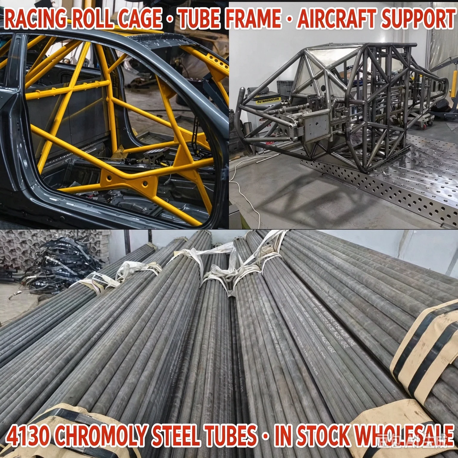 15.9*1.2mm 4130 Chromoly Steel Tubing – Specialized Tubing for Automotive Modification (Racing Roll Cages, Baja-Style Tubular Fr