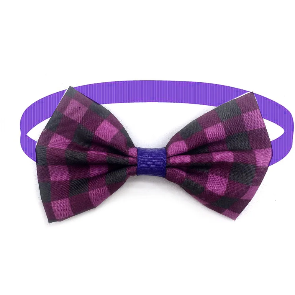 50/100pcs Handmade Bulk Pet Dog Bow Tie Lattice Style Dog Pet Accessories Cute Pet Dog Bowties Dog Grooming Product Dog Supplies