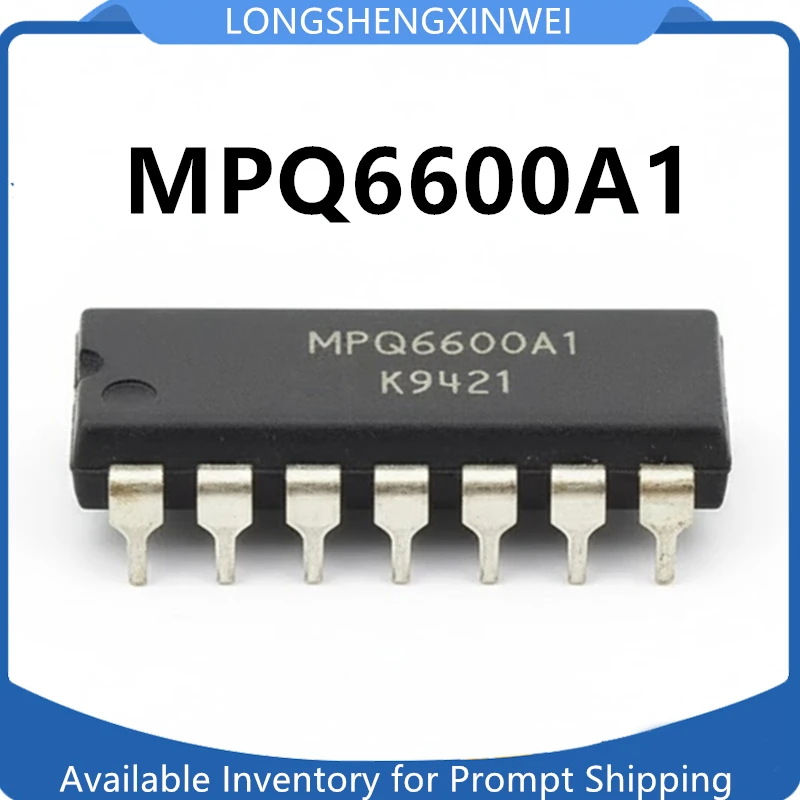 1PCS New Original MPQ6600A1 Dual in Line DIP14 IC Integrated Circuit in Stock