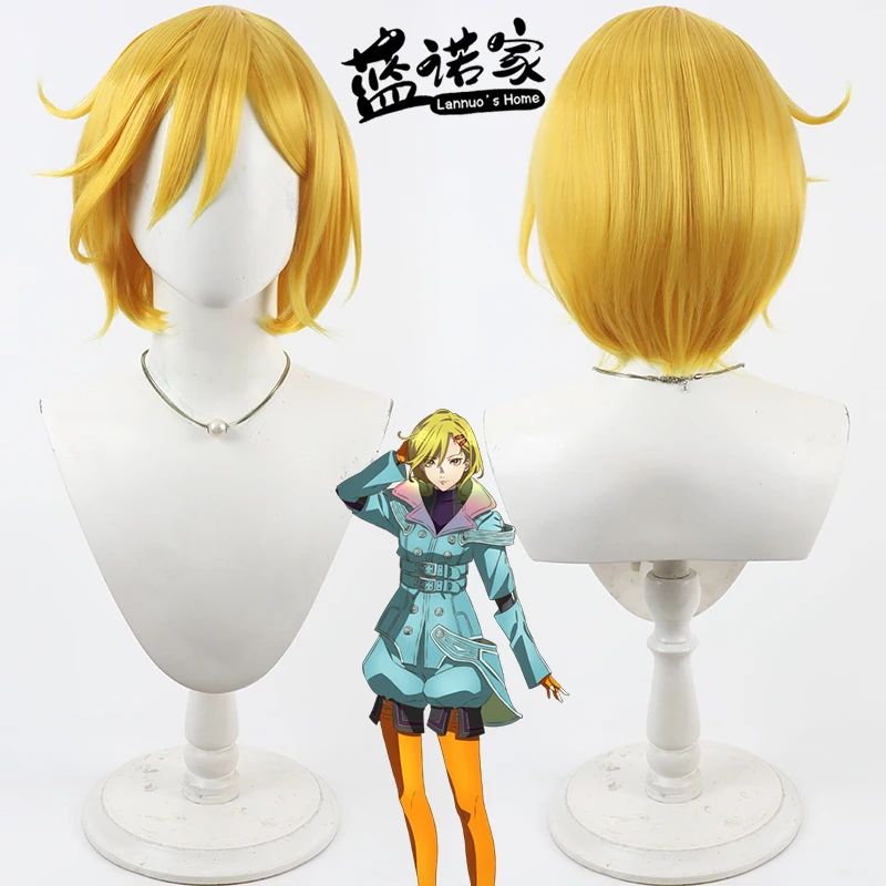 

Игра GNOSIA Seth Косплей Косплей Парик Хэллоуин Карнавал Реквизит для вечеринки Синтетические волосы Термостойкое волокно + Кепка для парика