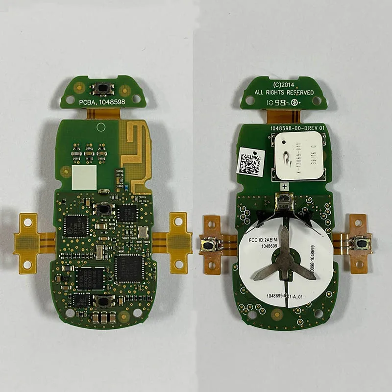 Oryginalny dla modelu Tesla X 2016-2021 klucz pilot zdalnego sterowania FCCID: 2AEIM-1048699 434MHz Tiris TMS 37126 40-bitowy kodeks kierunkowy