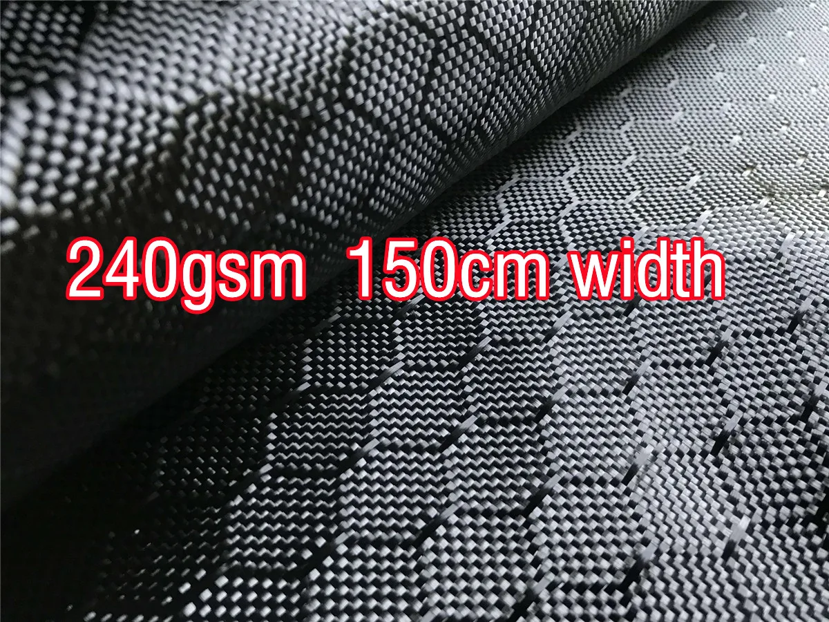 Real Carbon Fiber Cloth Hexagonal Honeycomb Carbon Fabric Football pattern 3K 240gsm 59