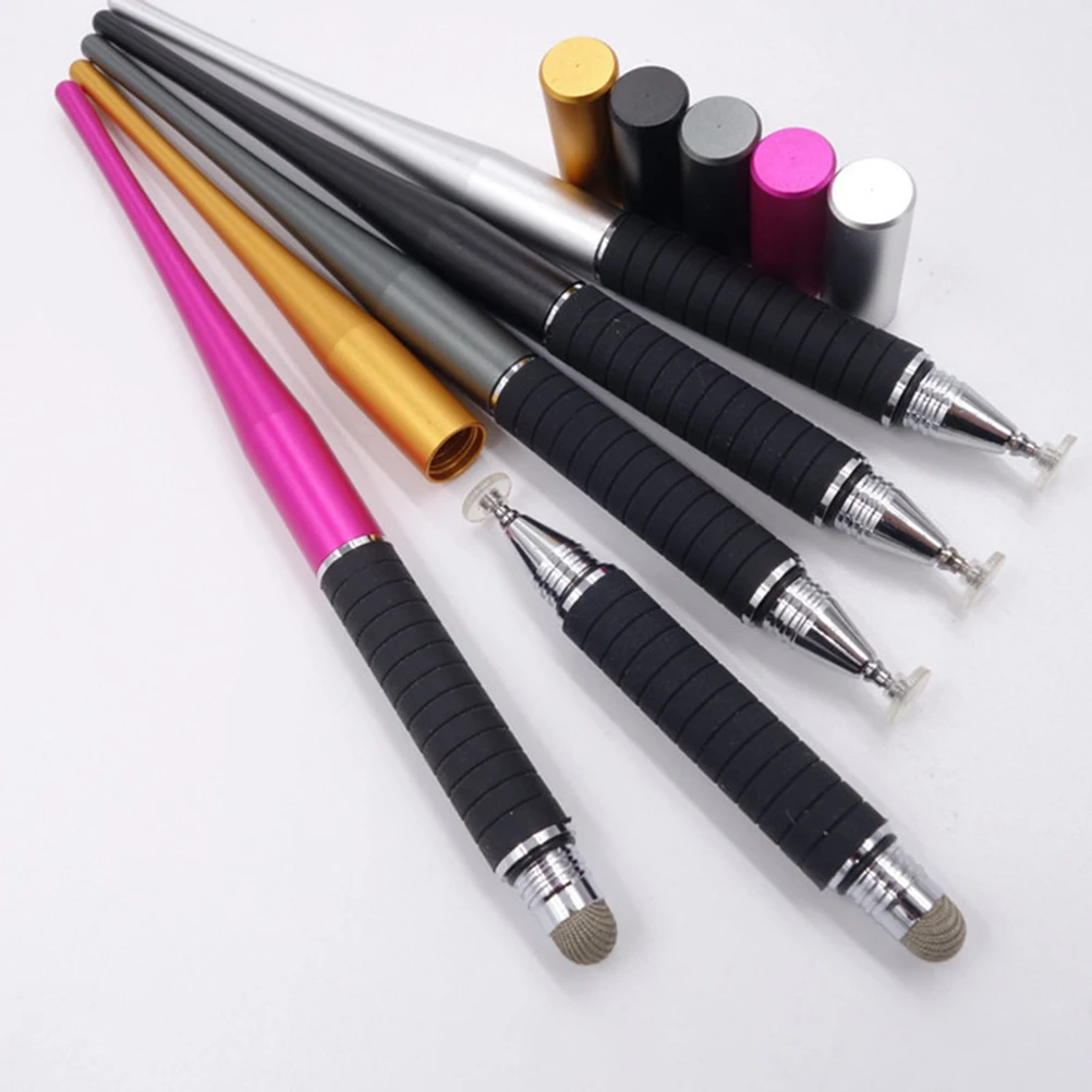 

Capacitor Pen Stylus Handwriting Pens Sharp-tailed Disc Cloth Head Suction Cup Screen Compatible Devices Replaceable