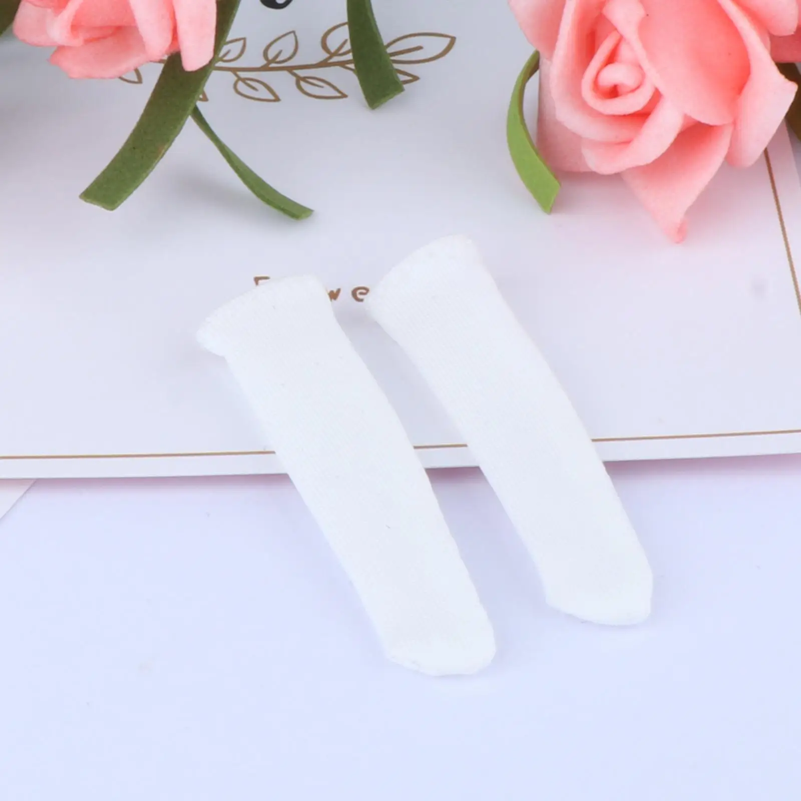 Action Figure Socks 1/12 Scale Doll Clothes Miniature Stocking for 6 Inch Movable Figure Dress Up Handmade Fabric Costume Toy