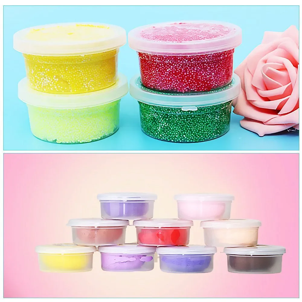 2023 12 Pc Slime Storage Containers Foam Ball Storage Cups Containers With Lids  kitchen storage  Plastic Containers Organizer