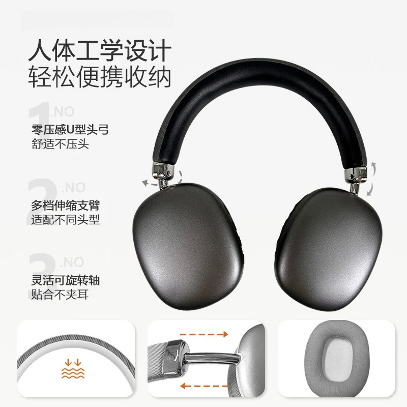 

New wireless head mounted Bluetooth earphones in stock, wired ultra long battery life, Type-C call noise reduction