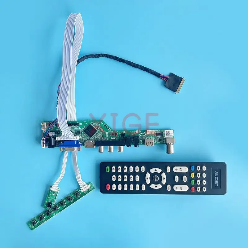 

Для B121EW09 HV121WX5 HX121WX1 плата контроллера драйвера ЖК-дисплея ТВ аналоговый 12,1 "LVDS 40-контактный комплект 1280x800 USB + AV + HDMI + VGA панель ноутбука
