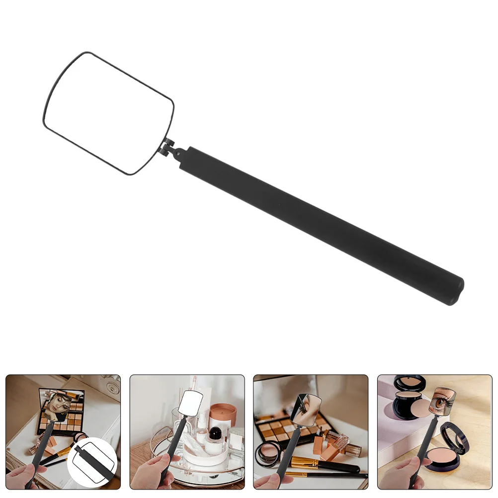 

1 Pair Lash Extension Mirror Plastic Glass Handheld Eyelash Mirrors Clear Portable Tool For Lash Techs Eyelash Supplies Makeup