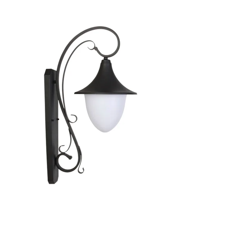 

European Style Waterproof Iron Wall Lamp Retro for Villa Courtyard Park Community Corridor Staircase Lighting Outdoor