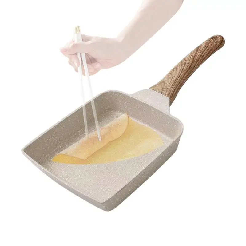 Pancake Pan Granite Coating Skillet Omelet Pans Skillet Stone Kitchen Cookware Frying Pans Suitable For Stir-Fry Barbecue