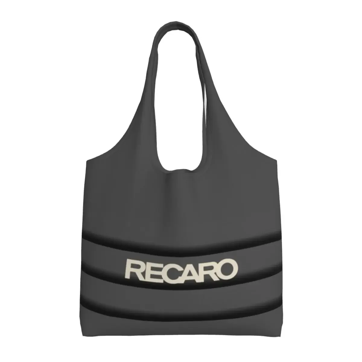 Recaros Logo Groceries Shopping Tote Bags Women Fashion Canvas Shopper Shoulder Bag Big Capacity Bag Photography Handbag