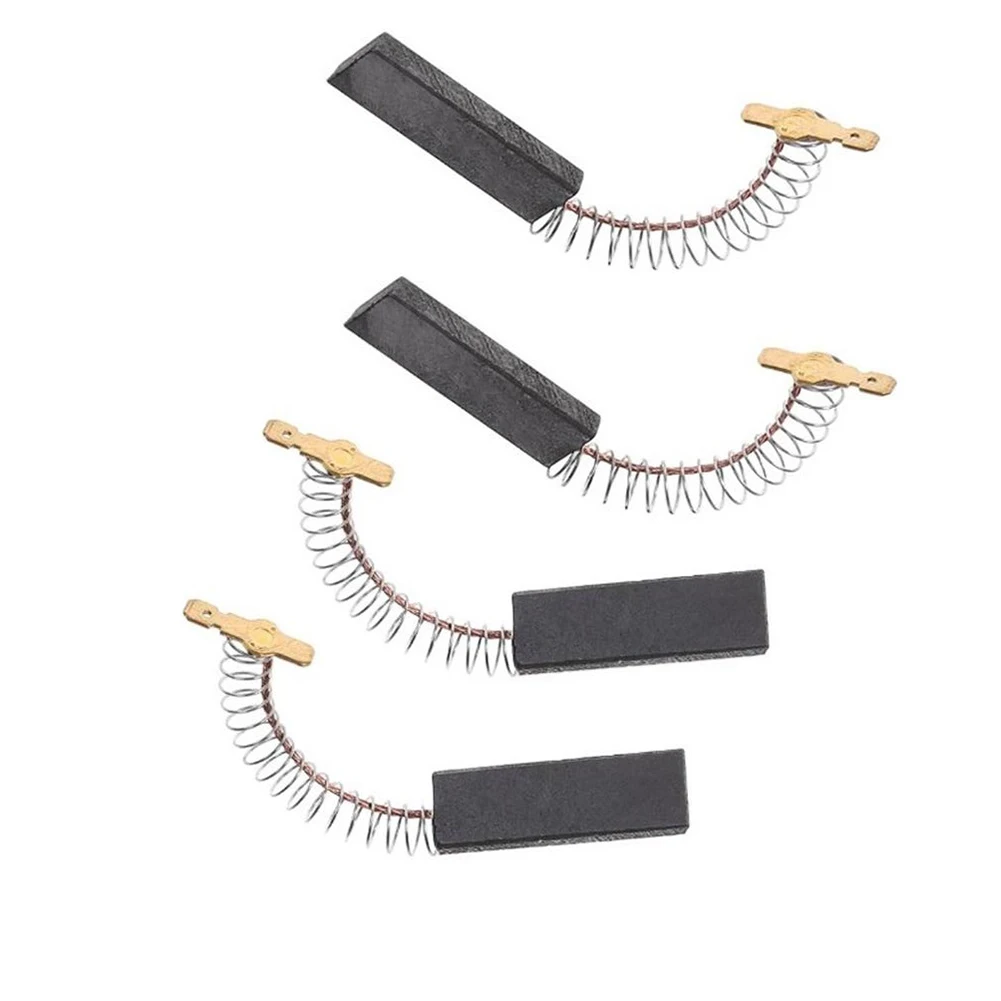 2Pcs 36x12.5x5mm Motor Carbon Brushes With Wire Leads And Springs For Siemens For Neff Washing Machine Repair Parts For Black