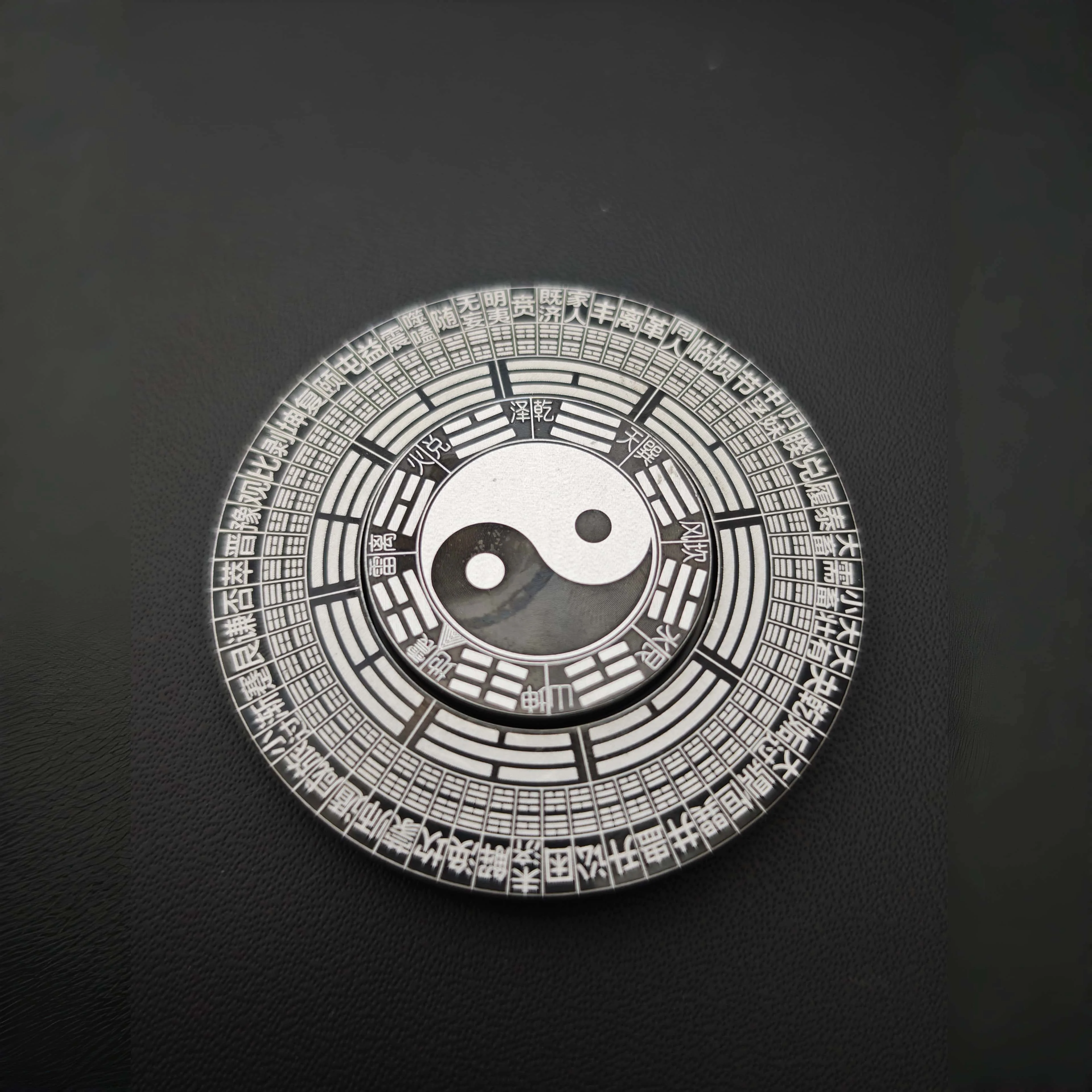 6 سنتيمتر فنغ شوي البوصلة تململ سبينر جميع المعادن سبائك الألومنيوم يدور لمدة 4 دقائق الصينية تتجه ماجيك لعبة لتخفيف الضغط الرجعية سطح المكتب حلية الإبداعية هدية #5